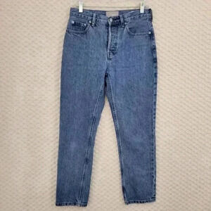 Everlane "The Cheeky‎ Jean" Womens Denim Pants Size 26 Crop Button Fly Straight